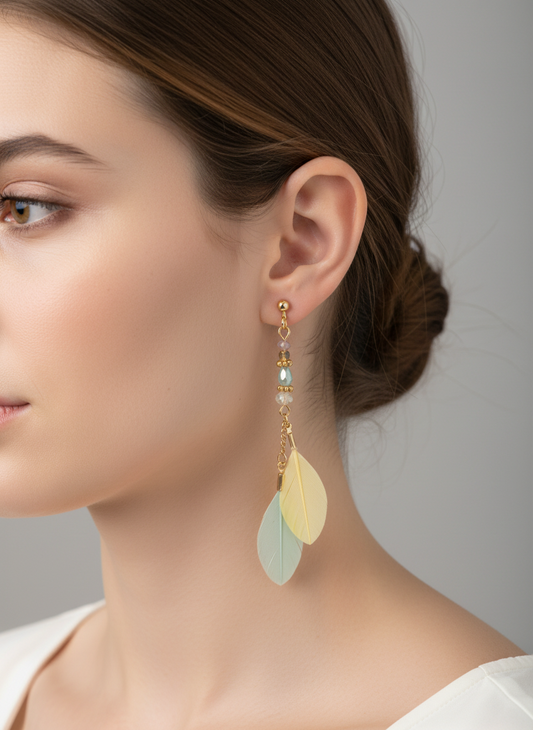 Ohrringe Freedom Feder - K-jewelry