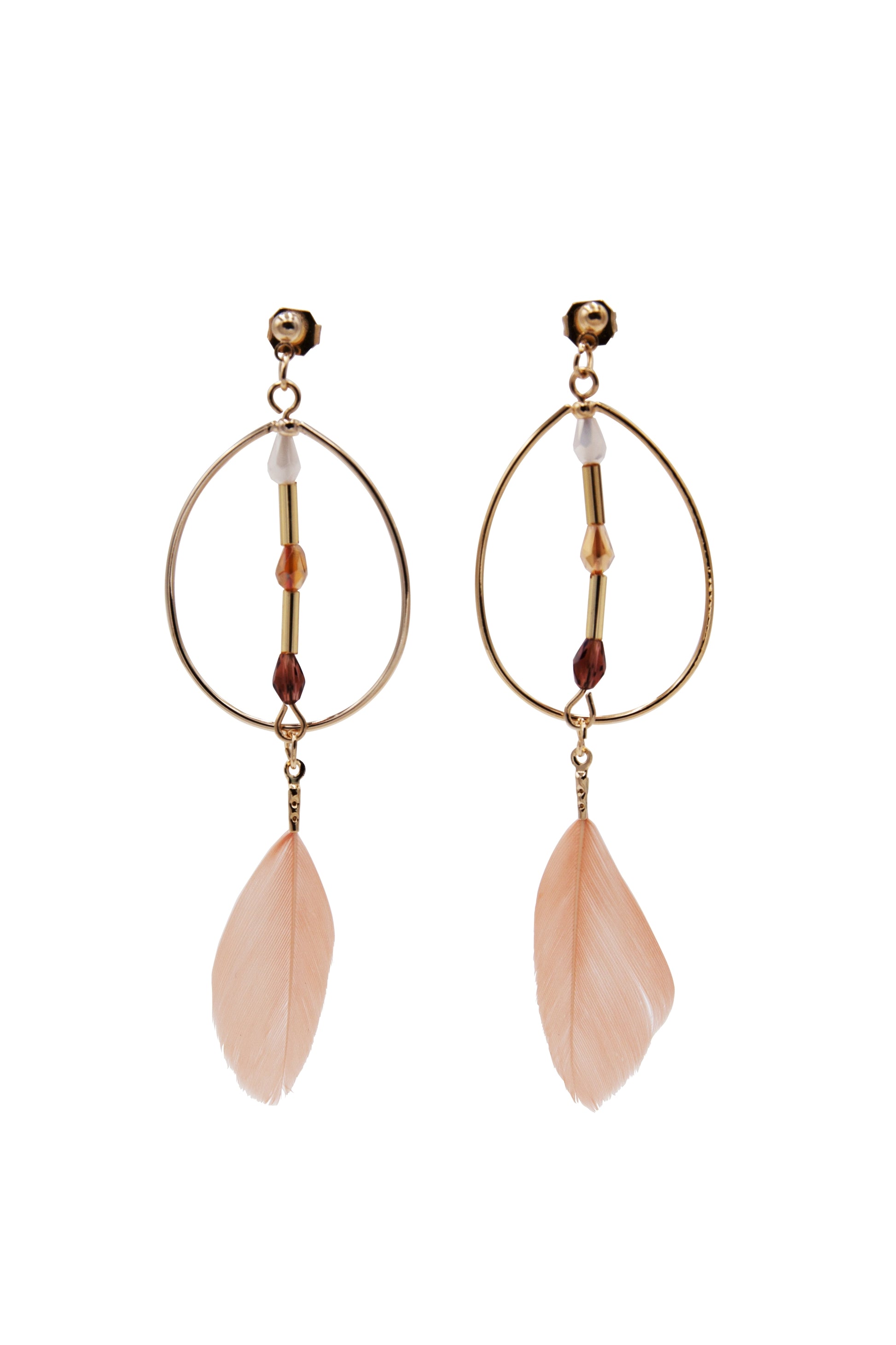 Ohrringe Freedom Feder, Schmuck, LILLYPARK, LILLYPARK, ShowYourLove-Taschenparty,